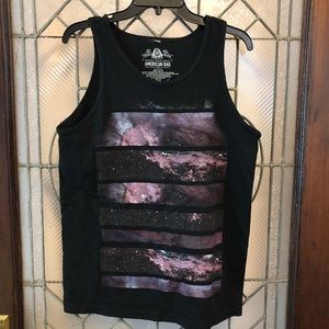 American Rag 100% Cotton Graphic Tank Top